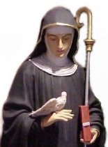 Saint Scholastica sister of Saint Benedict